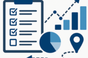 Infographic-style icon showing checklist, charts, and analytics symbols representing Zenius GMA Strategic Assessment for Grants Excellence